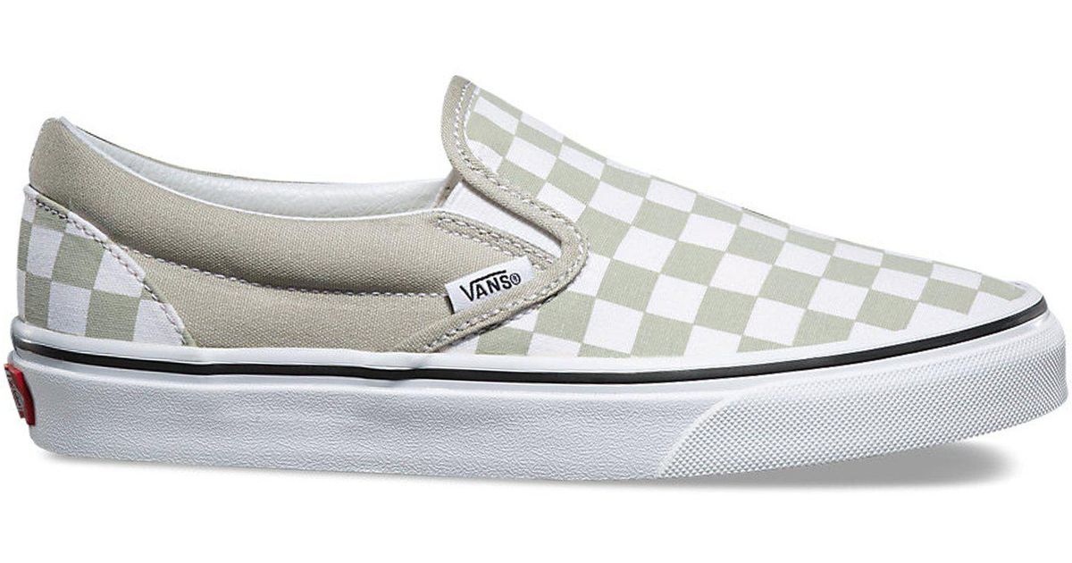 desert sage vans slip on
