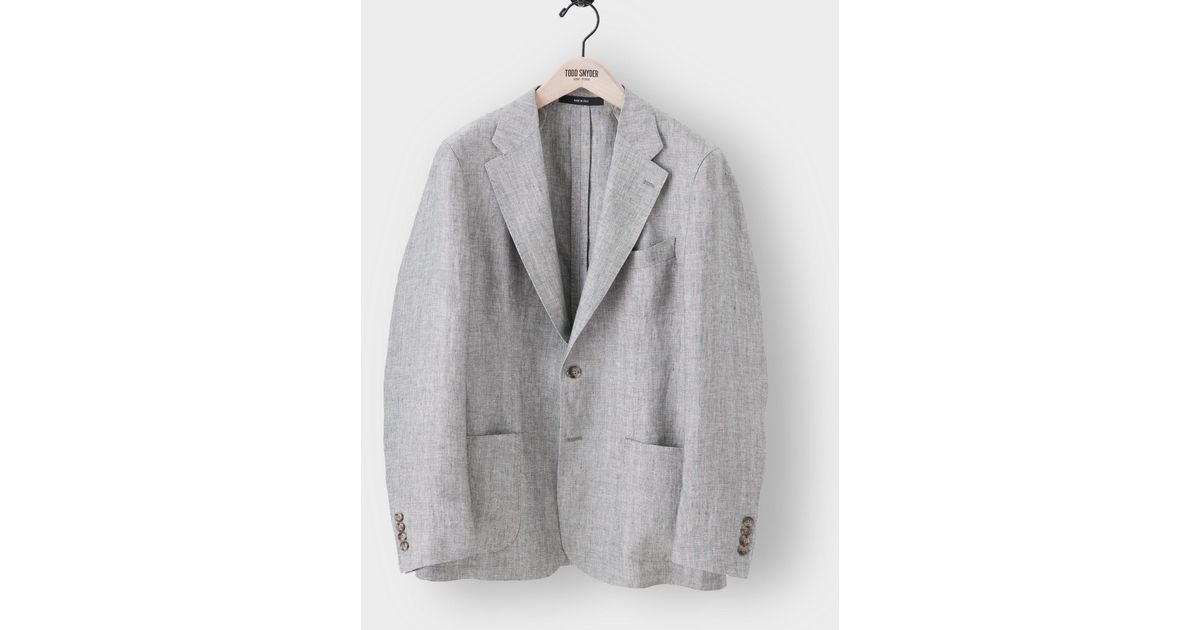 Todd Snyder Italian Madison Sport Coat in Gray for Men Lyst