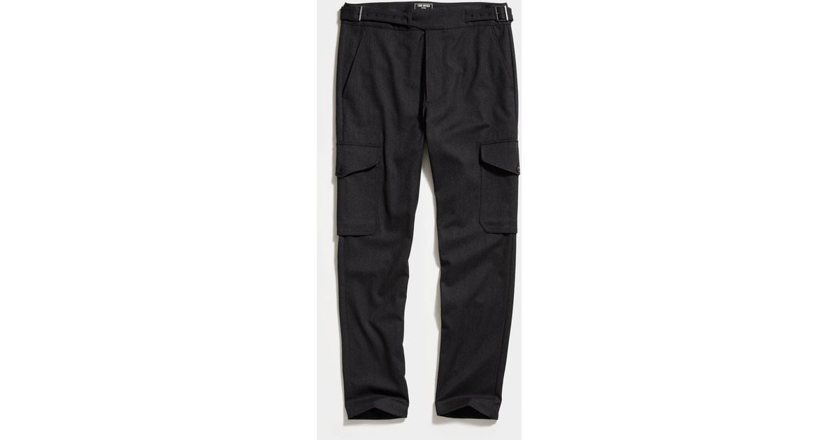 Todd Snyder Wool Italian Gurkha Cargo Pant in Charcoal (Gray) for Men ...