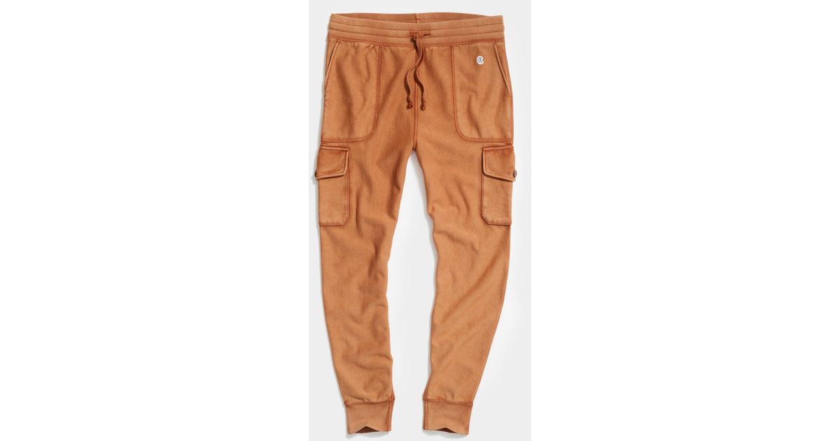 todd snyder utility cargo sweatpant