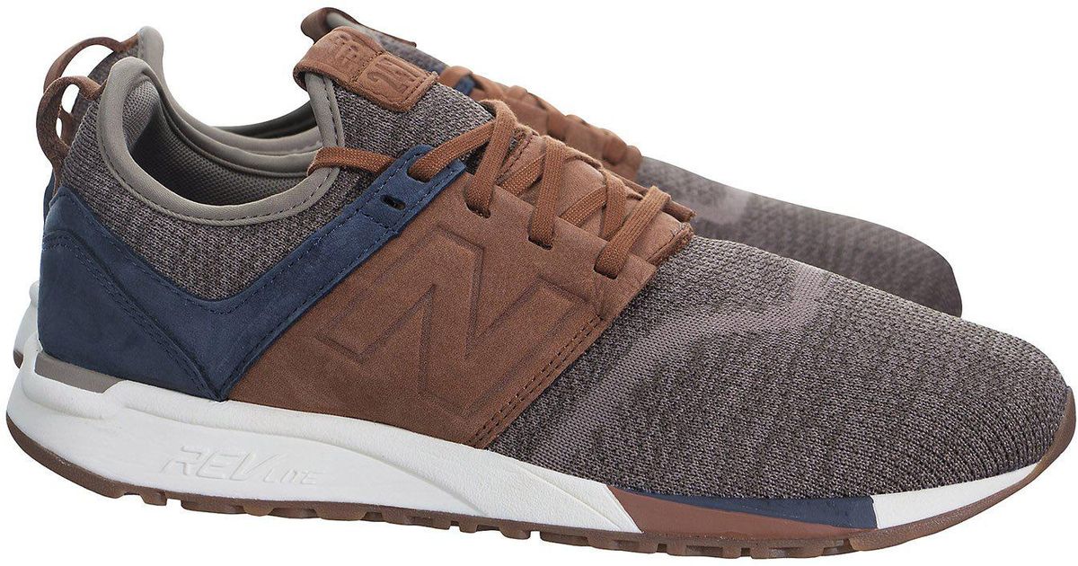 new balance 247 luxe in brown