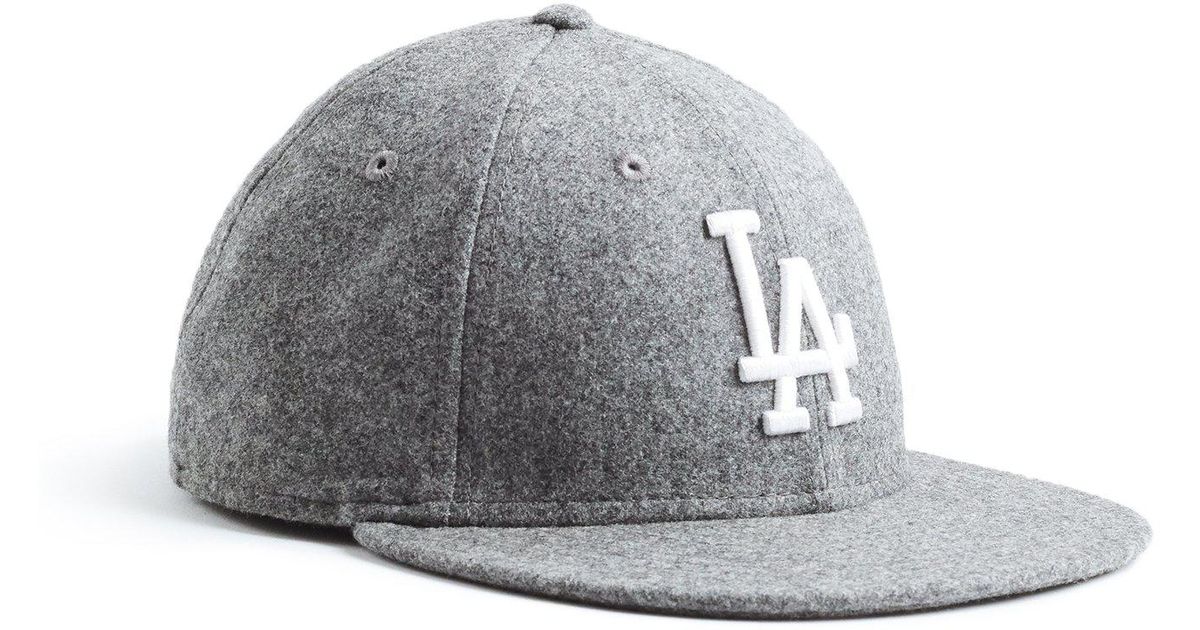 gray la dodgers hat