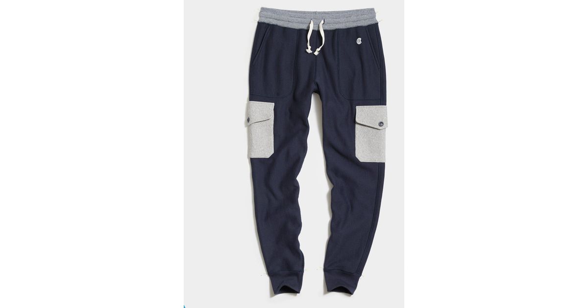 todd snyder utility cargo sweatpant
