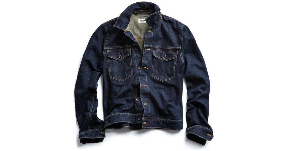 todd snyder japanese stretch selvedge denim jacket