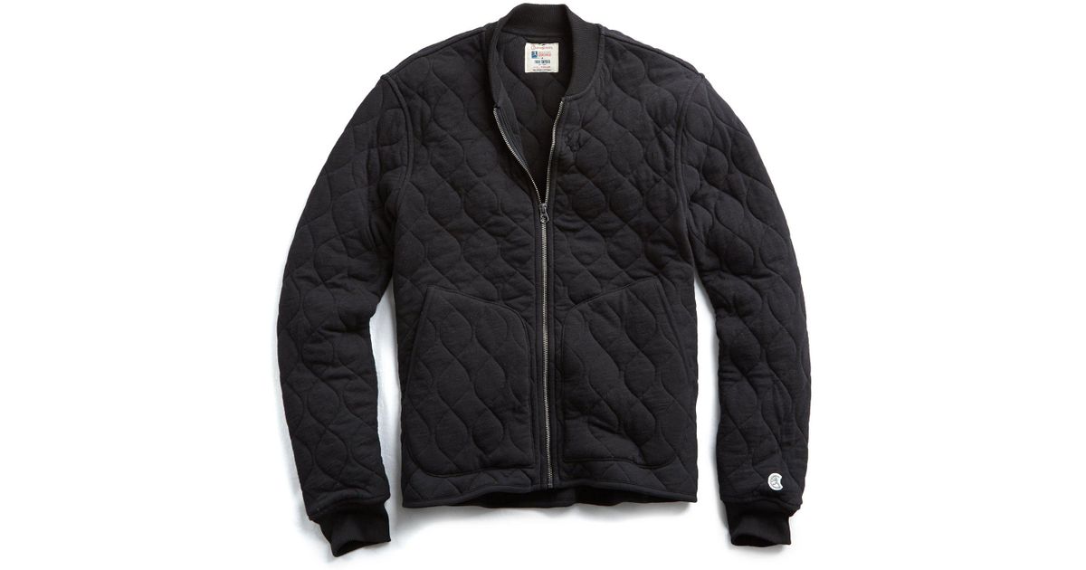 todd snyder quilted bomber