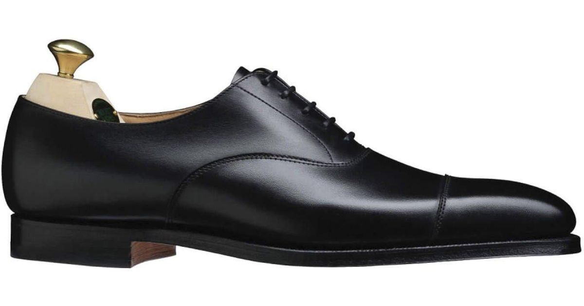 Crockett and Jones Leather Crockett And Jones Hallam Cap-toe Shoe In ...