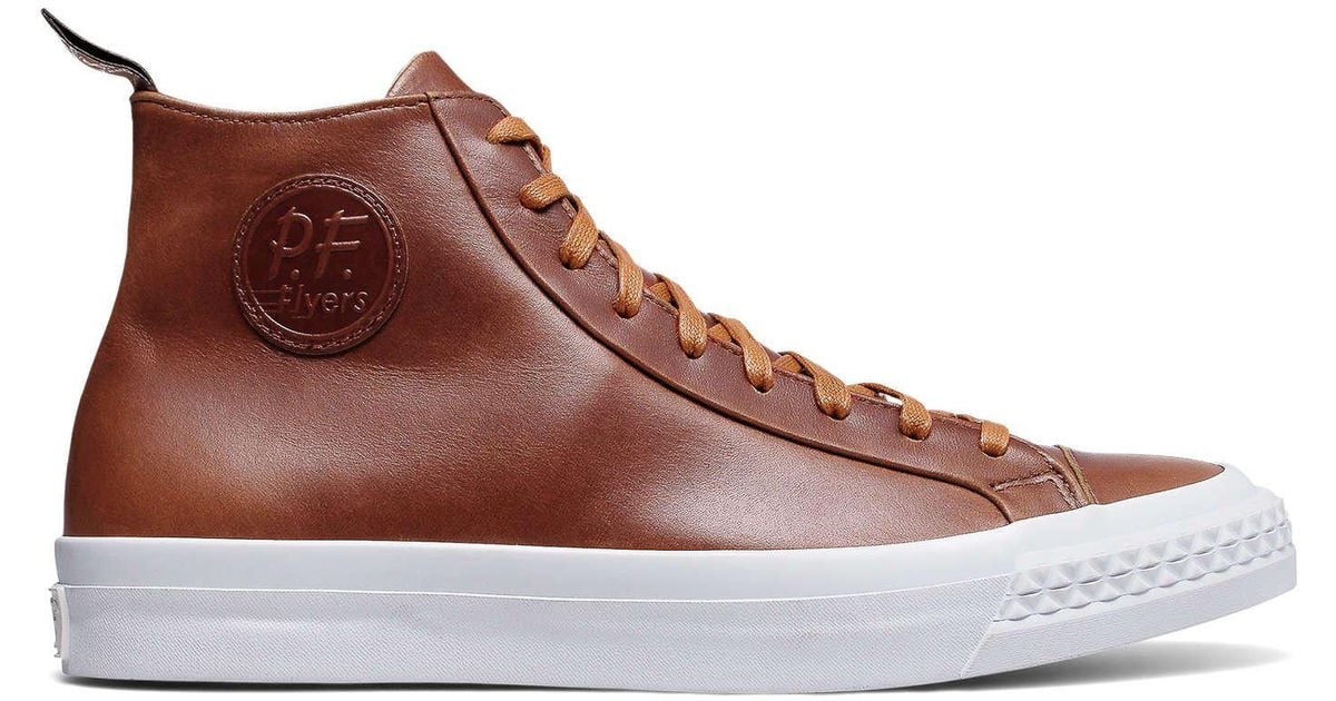 pf flyers leather hi tops