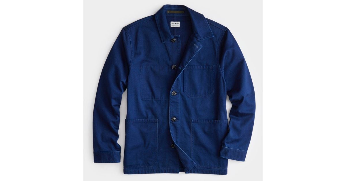Todd Snyder French Blue Chore Coat for Men Lyst