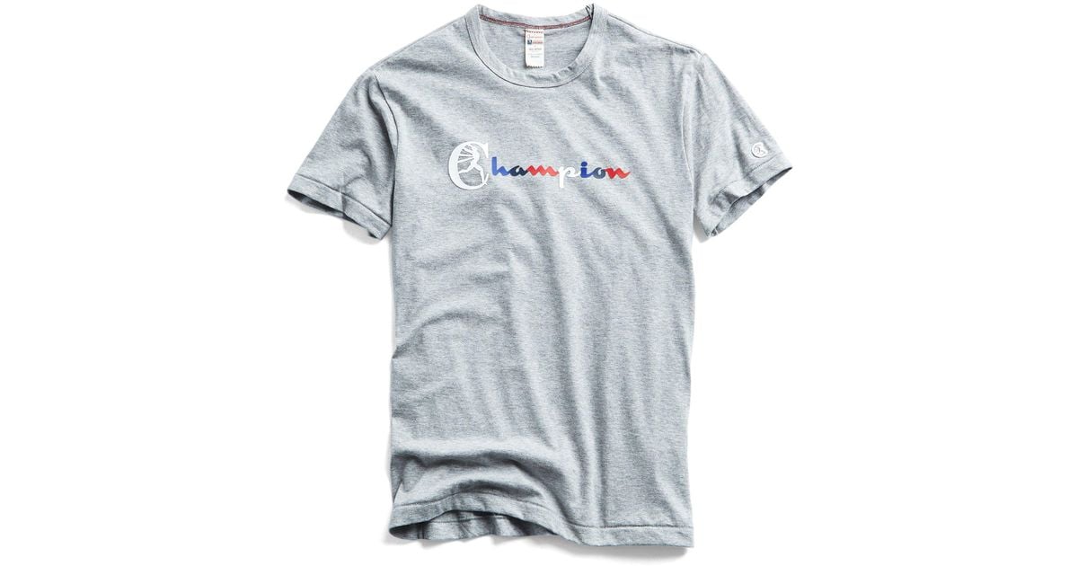champion multi color tee