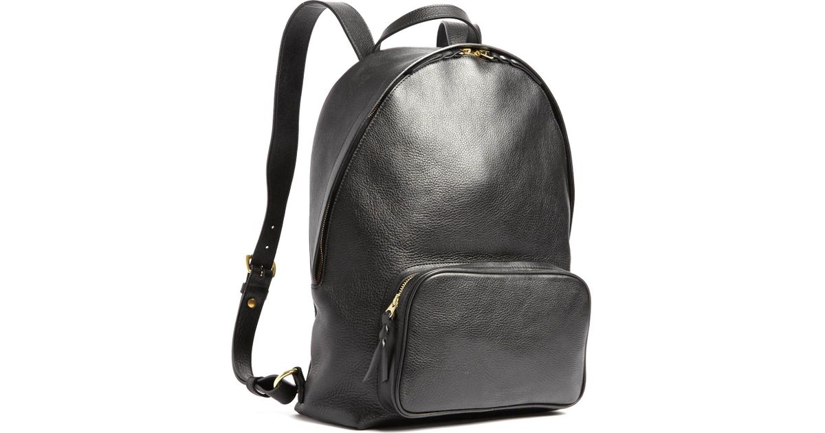 Lotuff Leather Black Leather Backpack for Men | Lyst