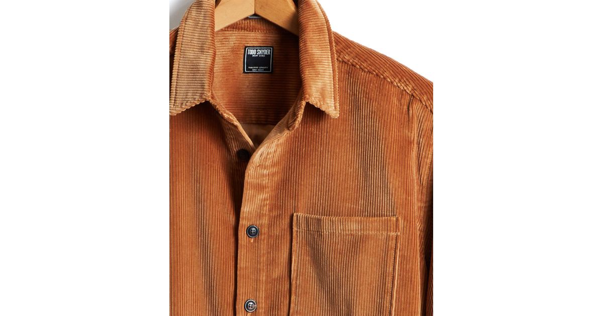 todd snyder corduroy shirt jacket