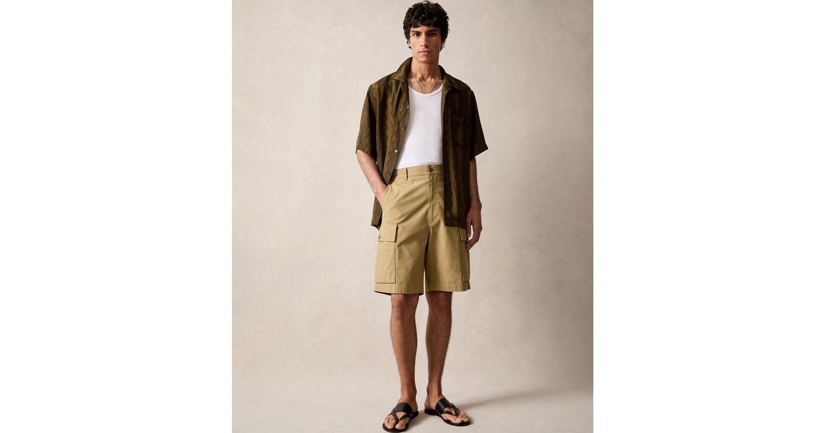 Todd Snyder 9" Japanese Ripstop Cargo Short in Natural for Men | Lyst