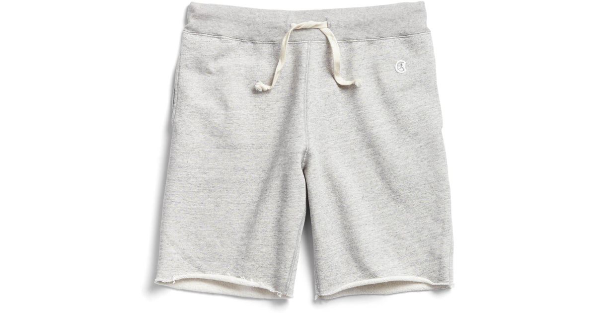 Todd Snyder Cotton Cut Off Gym Shorts 