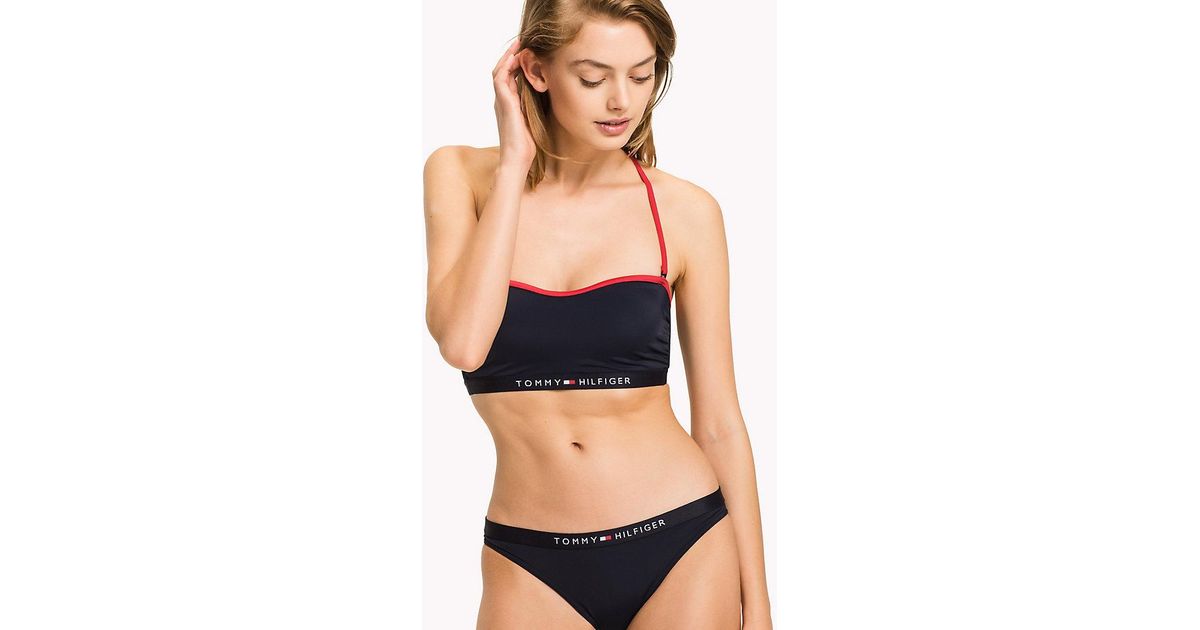 tommy hilfiger bandeau bikini top