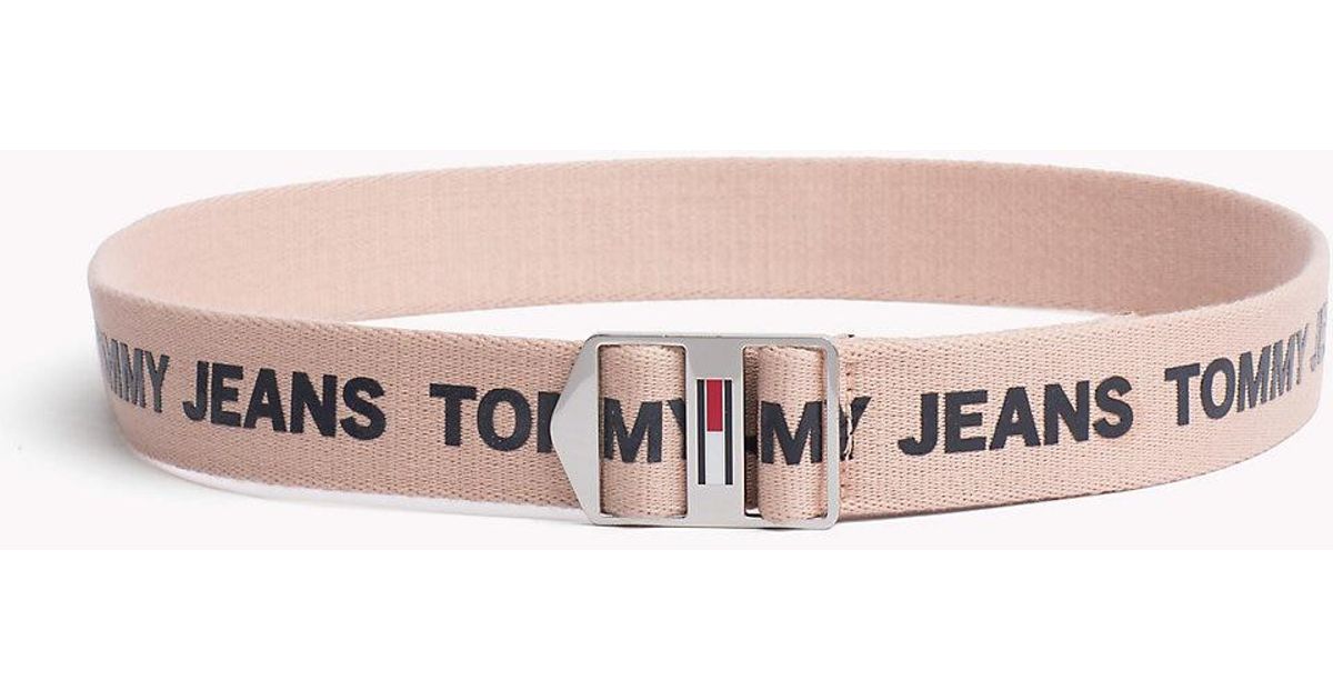tommy hilfiger canvas belt