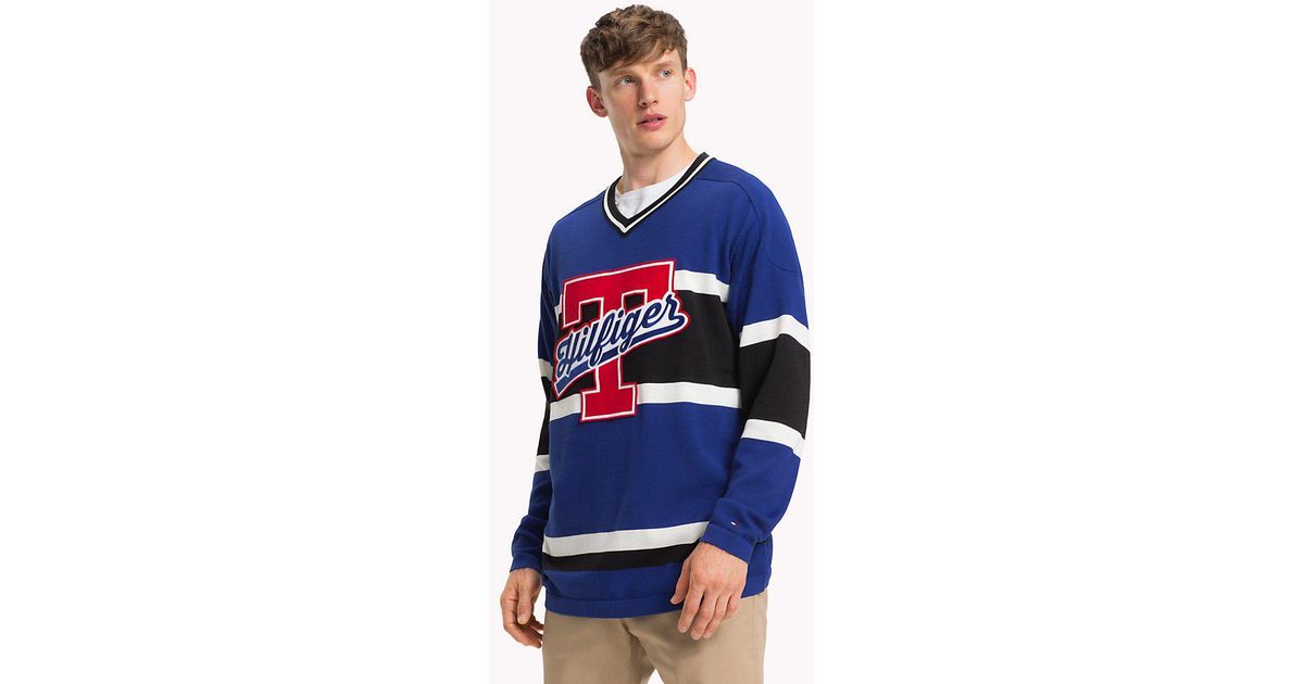 oversized hockey jersey