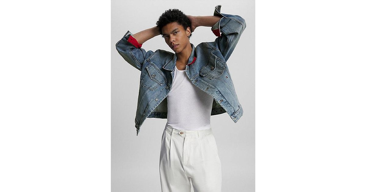 Tommy Hilfiger X Shawn Mendes JeansTruckerjacke in Blau für Herren