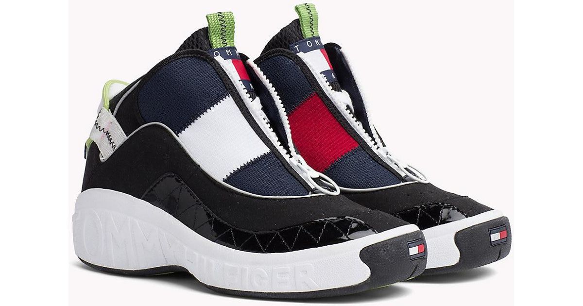 tommy hilfiger zip sneakers