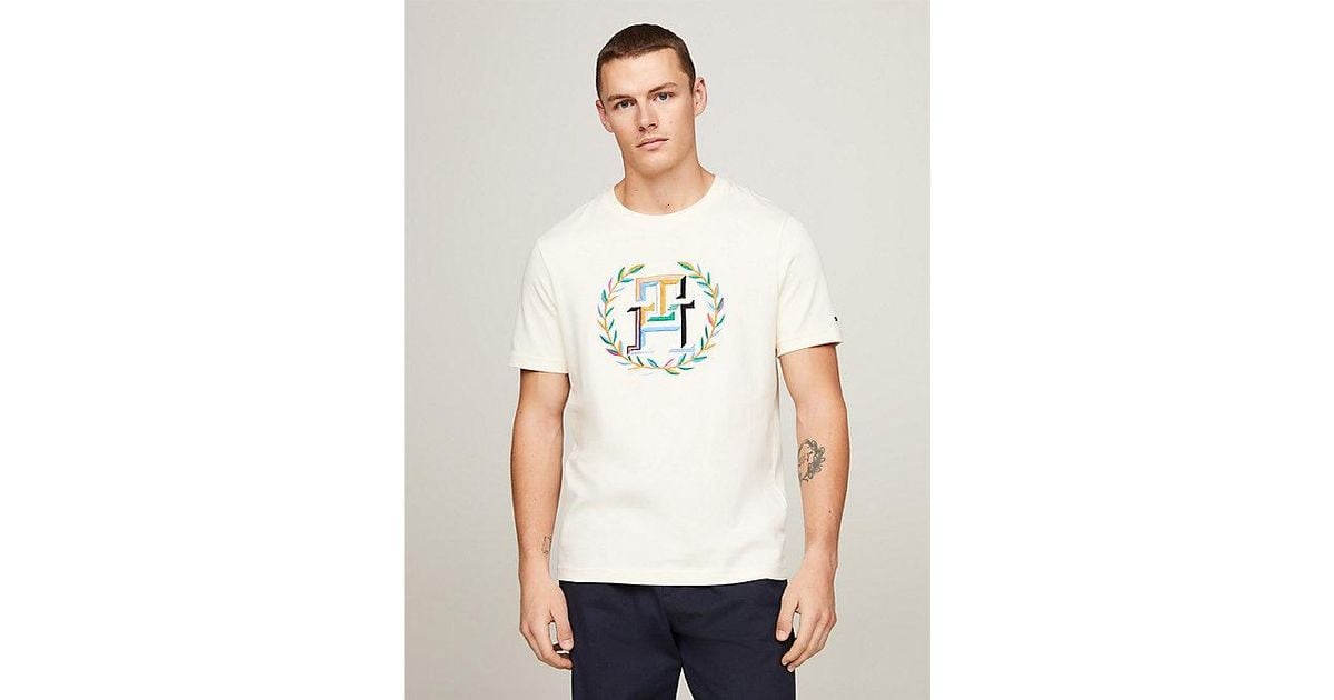 Tommy Hilfiger T-Shirt | mit Natur Lyst Archive-Wappen-Logo in Herren DE für