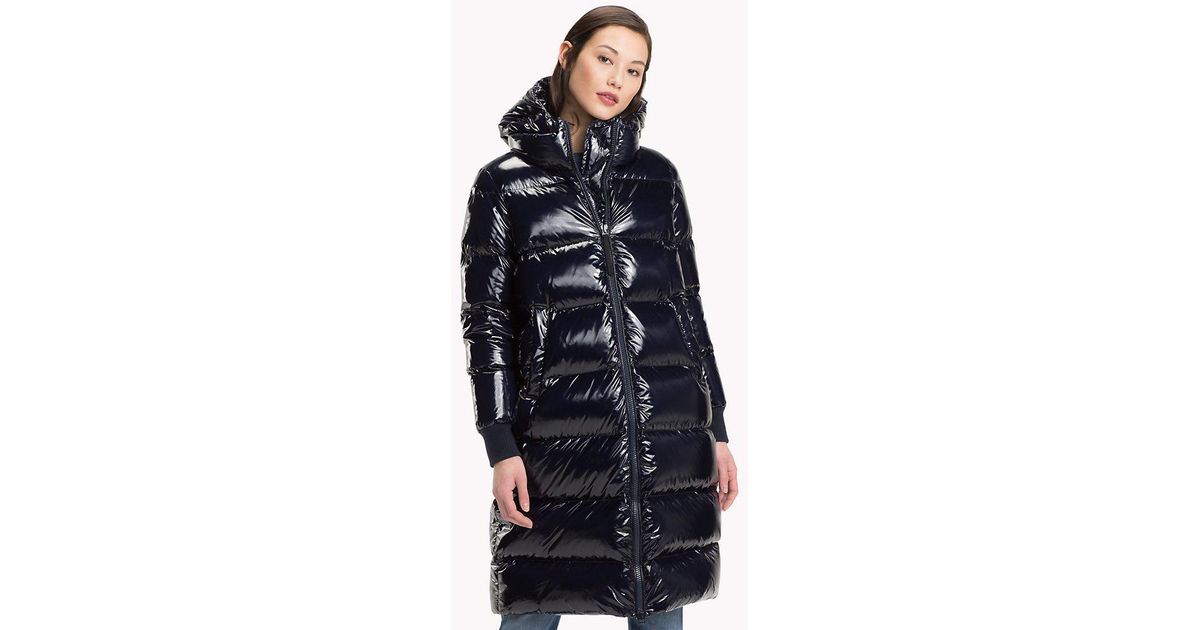 tommy hilfiger high gloss coat