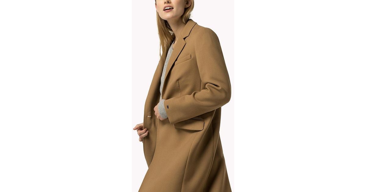 tommy hilfiger women's camel coat