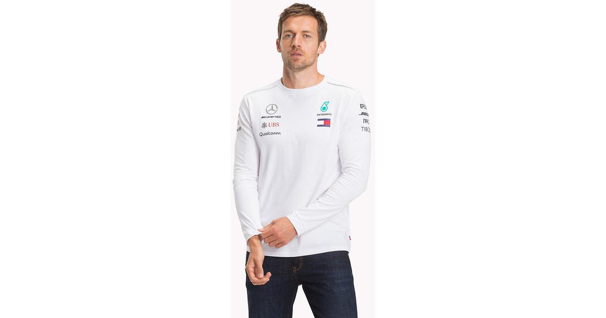 mercedes f1 long sleeve t shirt