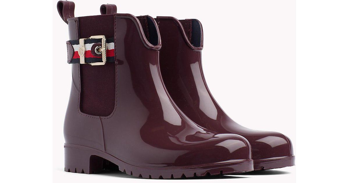 tommy hilfiger signature rain boots