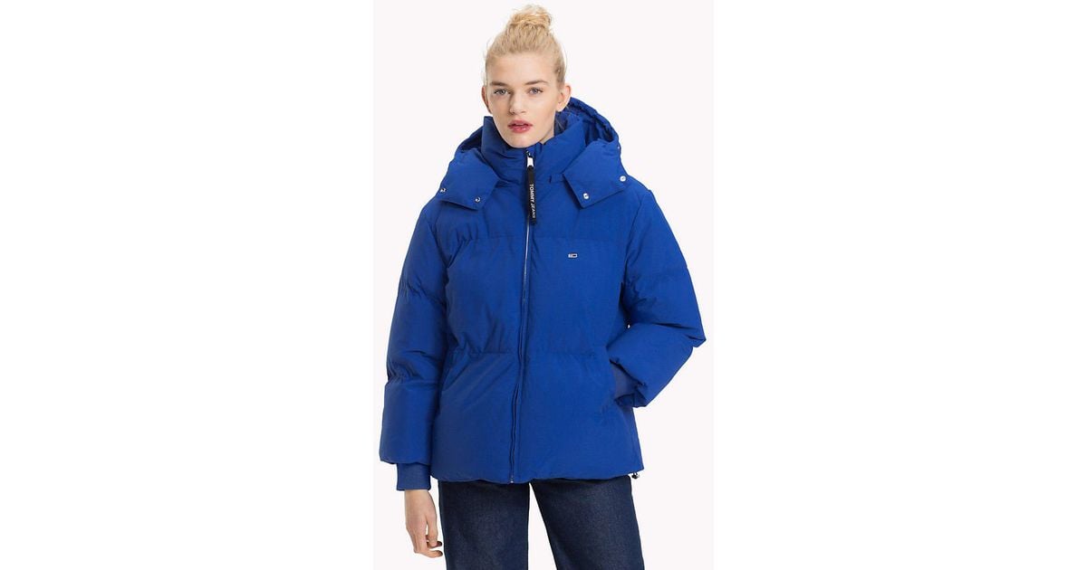 tommy jeans oversized puffer coat