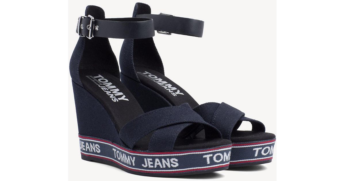 tommy jeans wedges