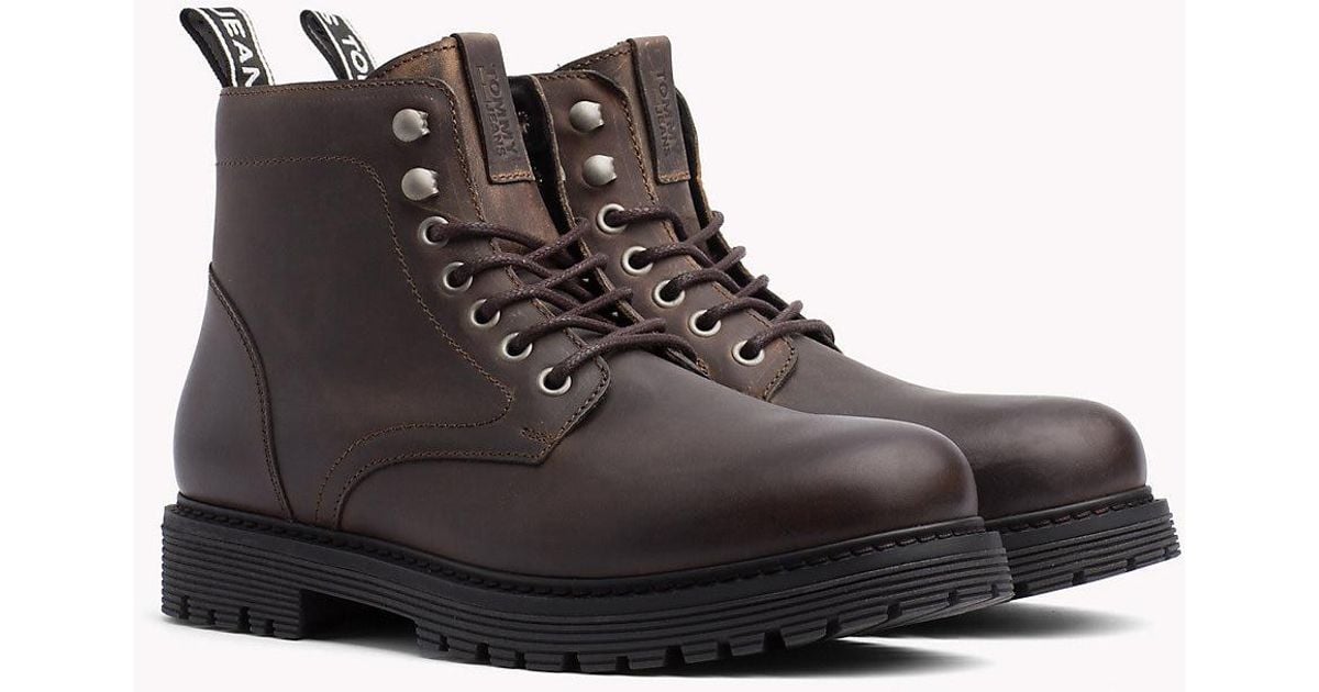 tommy hilfiger denim boots