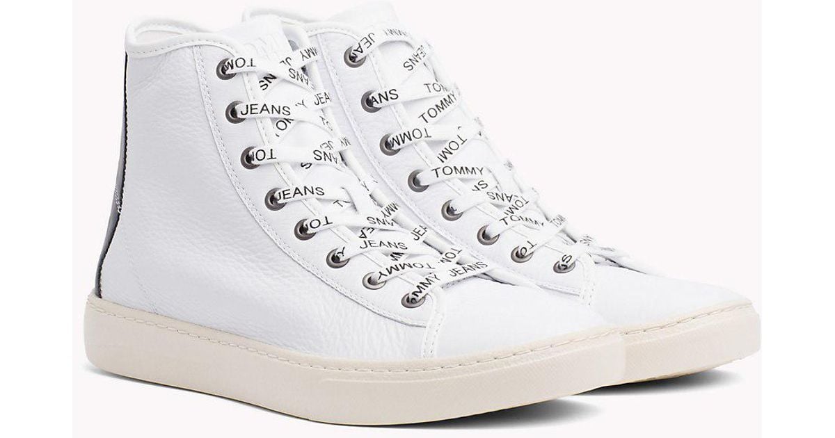 tommy hilfiger high top trainers
