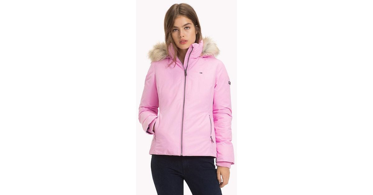 tommy hilfiger hooded down jacket