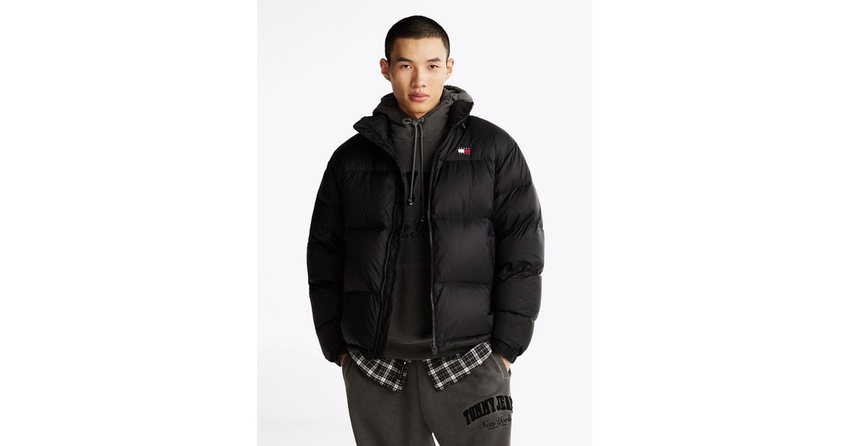 Tommy Hilfiger Down Alaska Puffer Jacket in Black for Men Lyst UK