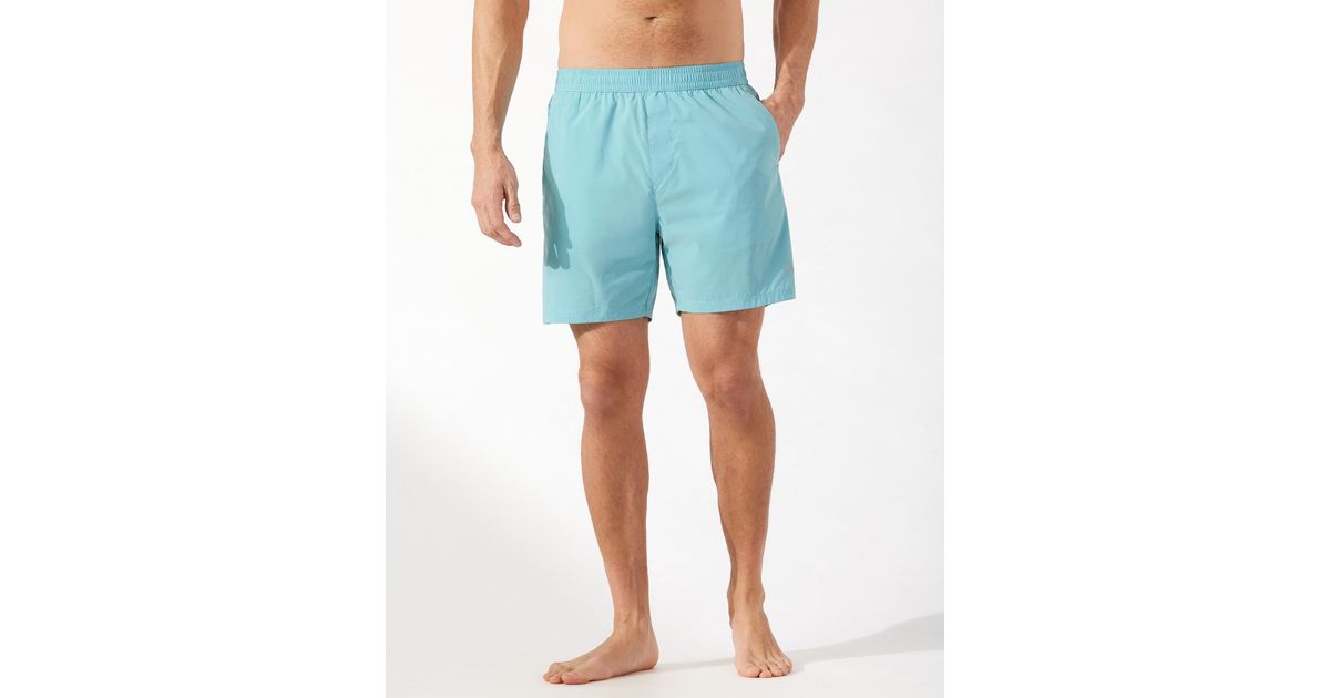 Tommy Bahama Synthetic Naples Circuit Inch Swim Trunks In Blue For