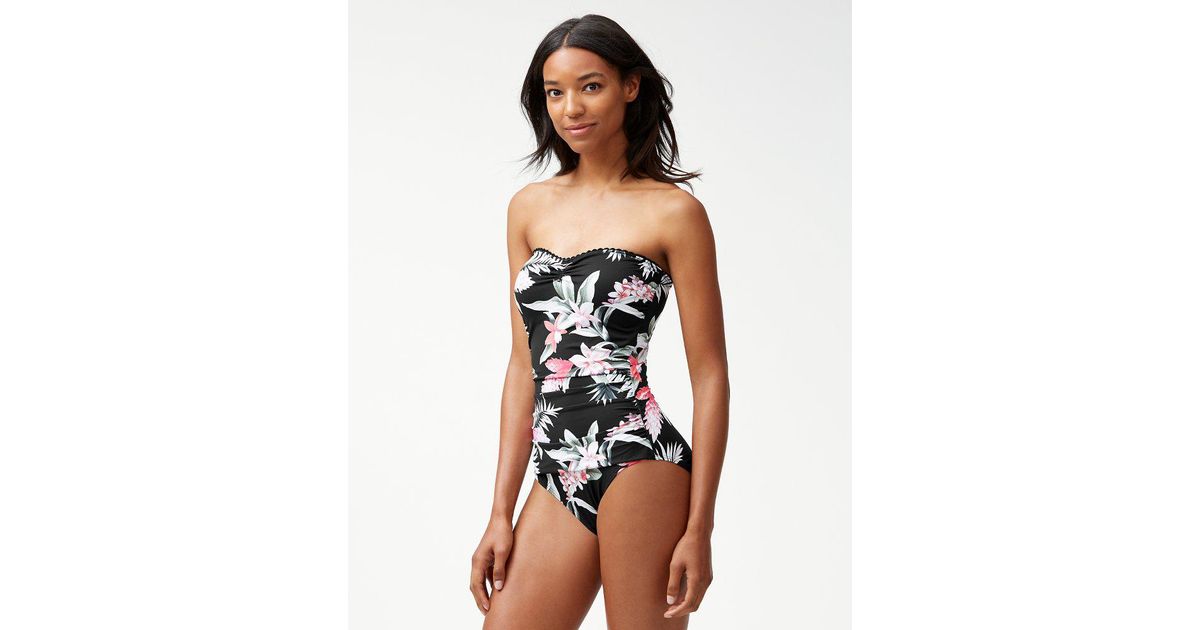 ginger flowers ruffle swim dress