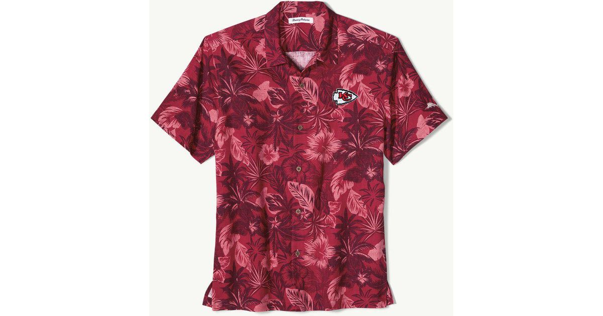 tommy bahama kc chiefs hawaiian shirt