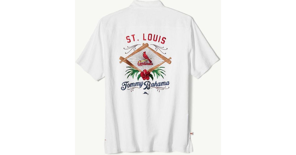 tommy bahama cardinals shirt