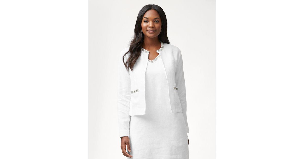 tommy bahama white linen jacket