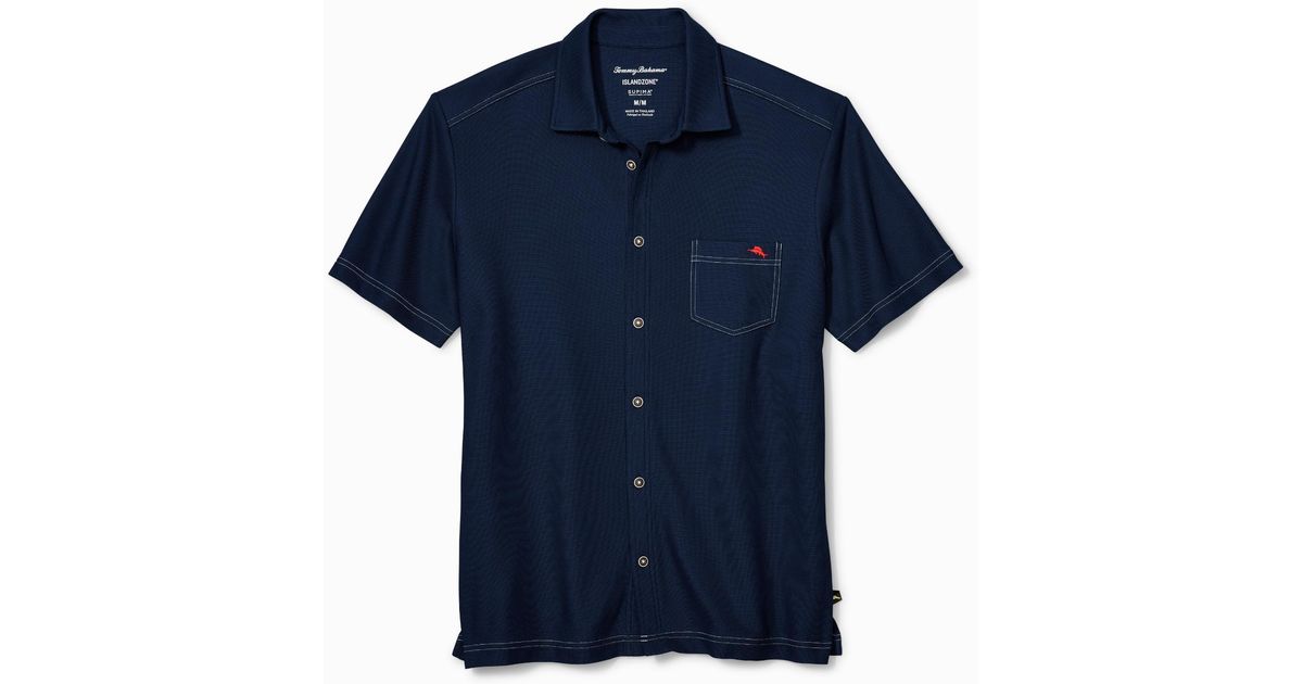 Tall Emfielder Knit Camp Shirt 