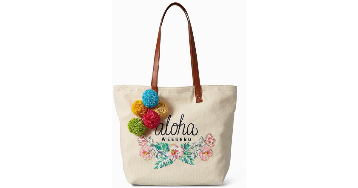 tommy bahama canvas bag