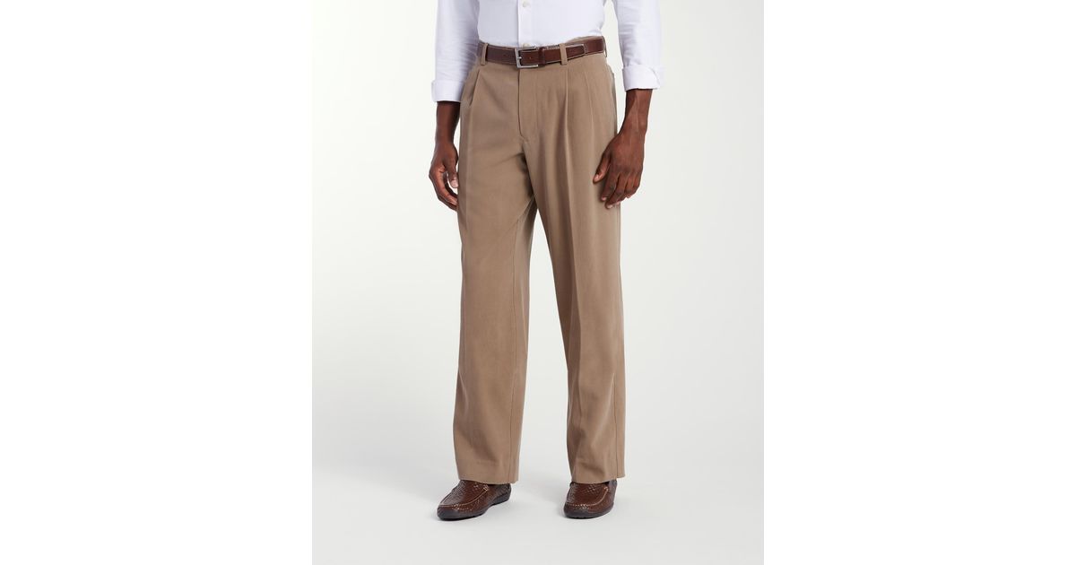 Tommy Bahama Brosnan Pants Mens 34x30 Tan Silk Linen Blend Dress Trousers  news.donnu.ru