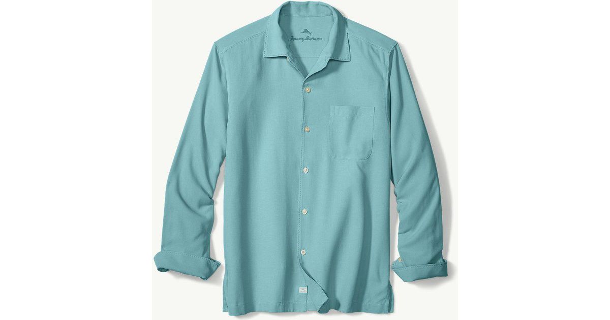 tommy bahama catalina twill shirt long sleeve