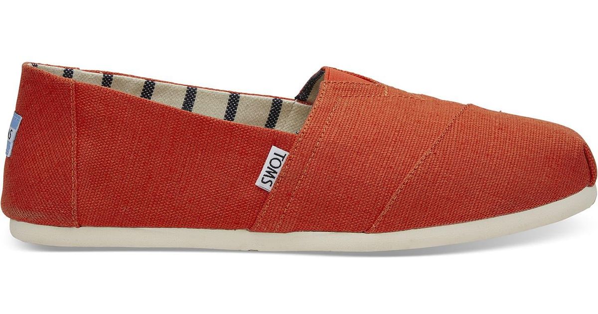 orange toms mens