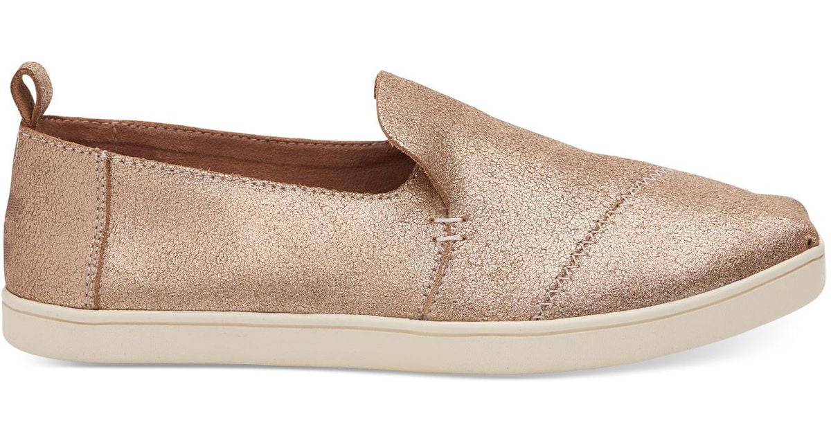 toms deconstructed alpargata rose gold