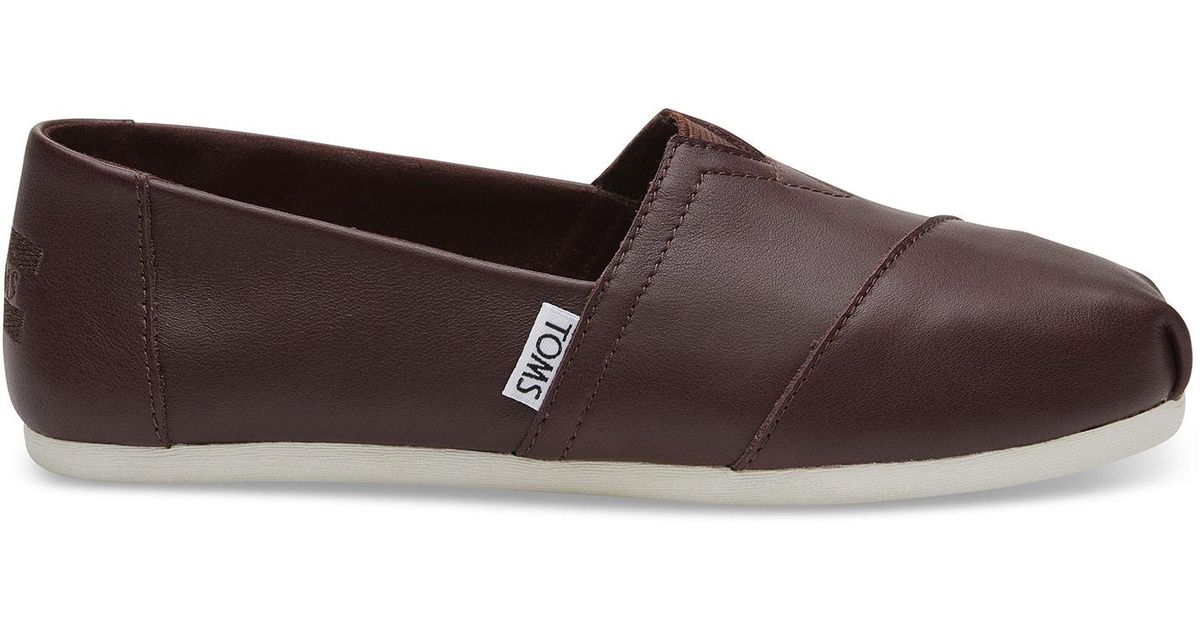 leather toms for women