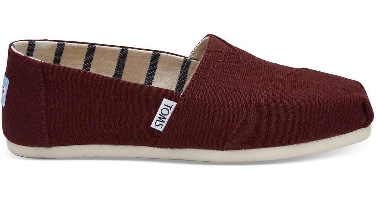 toms black cherry heritage canvas