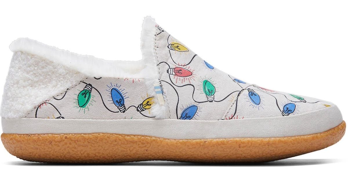 toms glow in the dark slippers