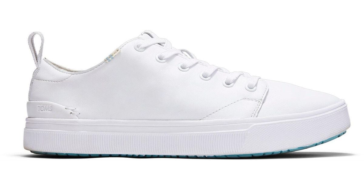 toms white canvas sneakers