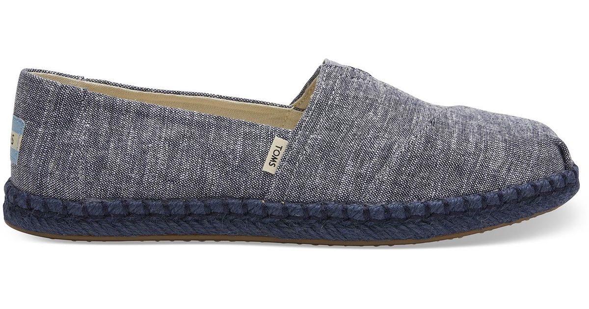 toms navy espadrilles