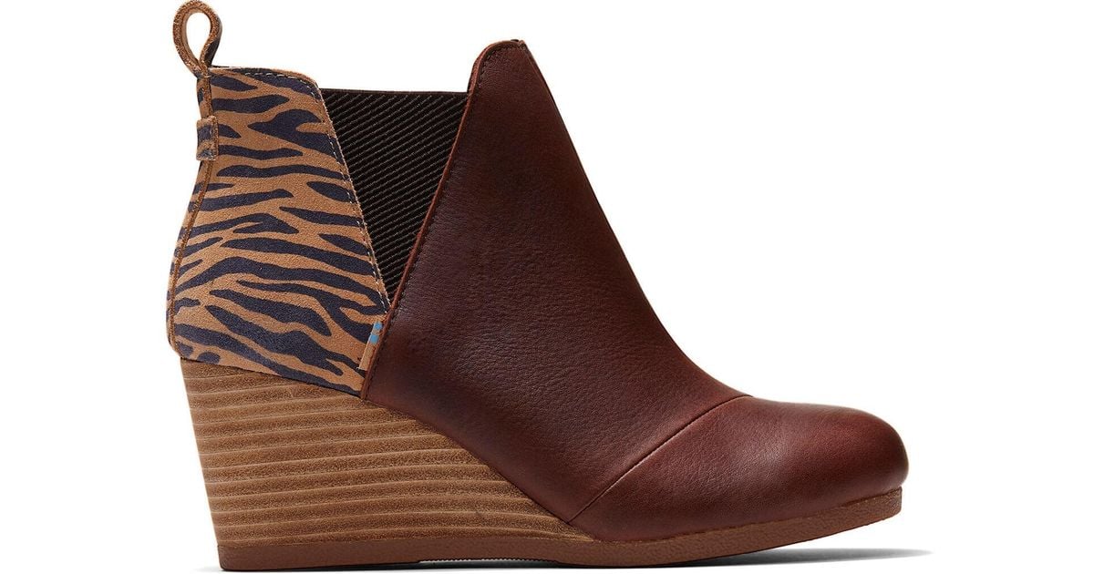 kelsey wedge bootie toms